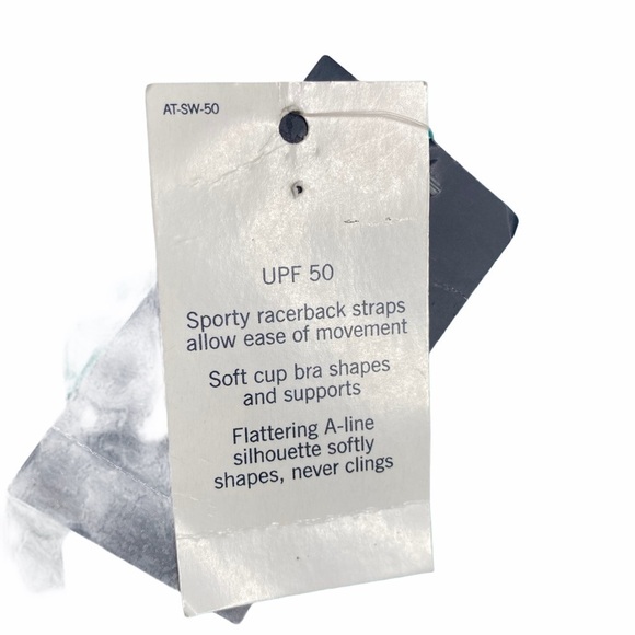 NWT Lands End aqua racerback Tankini top - Picture 11 of 11